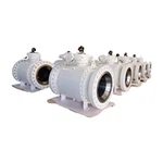 Kuleventil for sideinngang